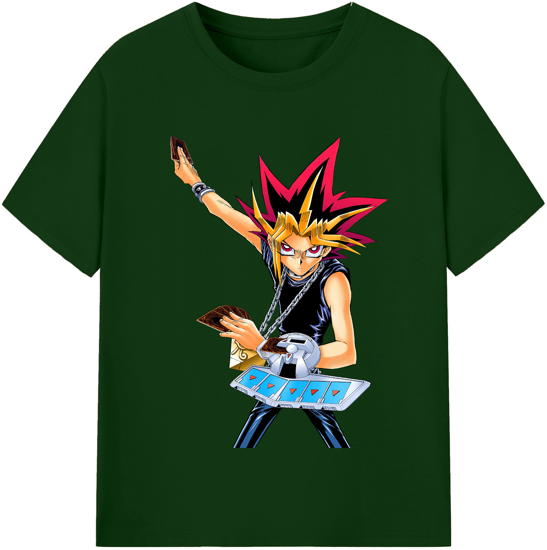 （画像用） 遊☆戯☆王 Yu-Gi-Oh! 綿100％半袖Tシャツ（フロントプリント）